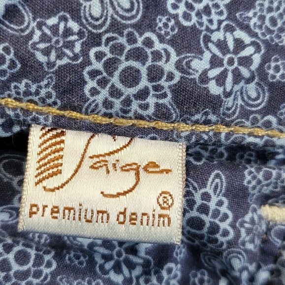 Paige Premium Denim Hidden Hills Women's Blue Jeans. Size 30 - Picture 10 of 11